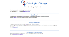 Desktop Screenshot of check4change.com